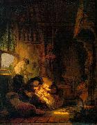 Rembrandt van rijn Holy Family oil painting reproduction